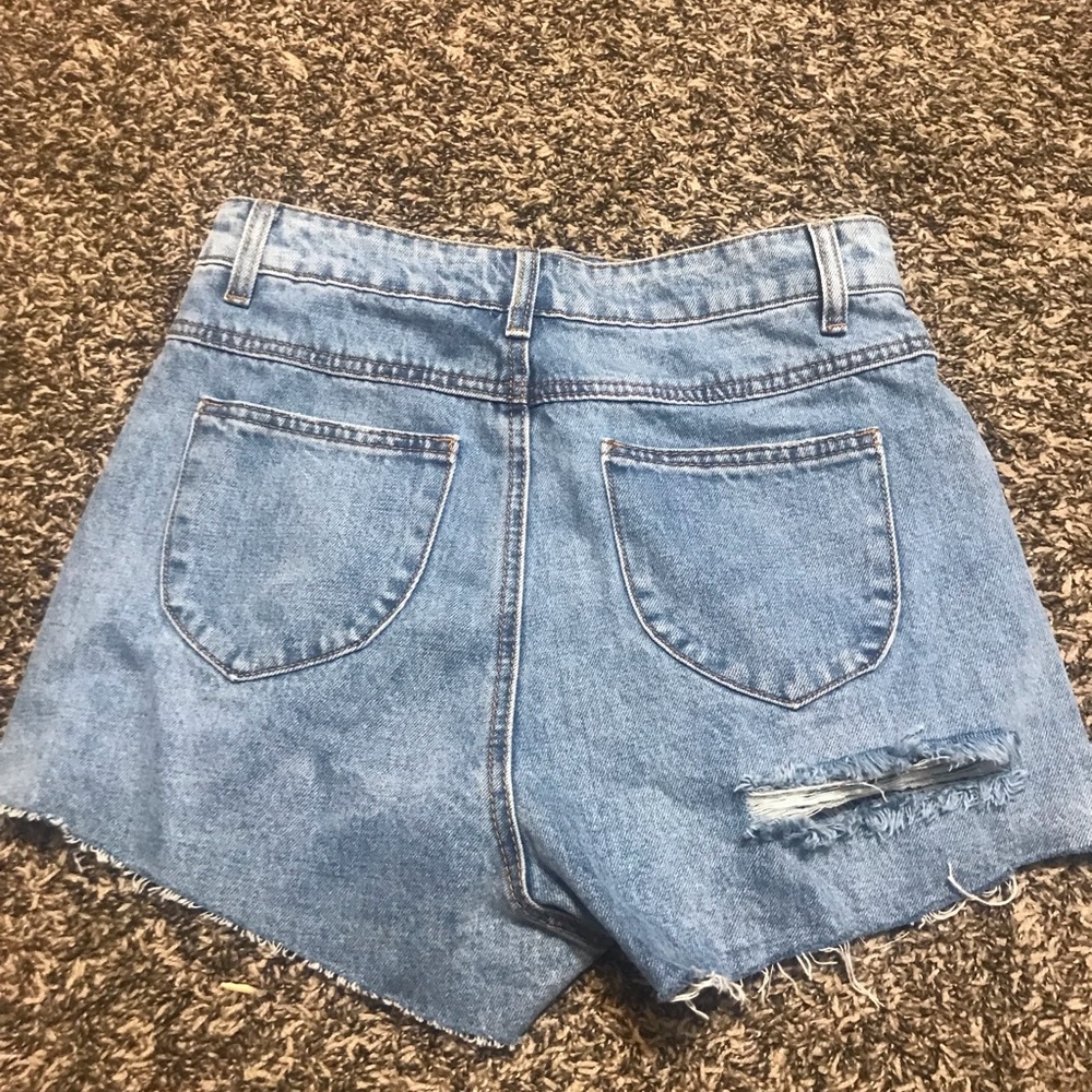 Denim shorts